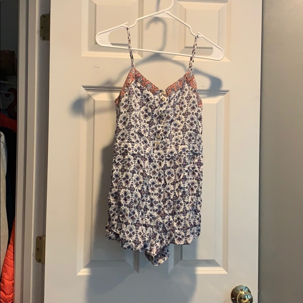 American Eagle Patterned Romper